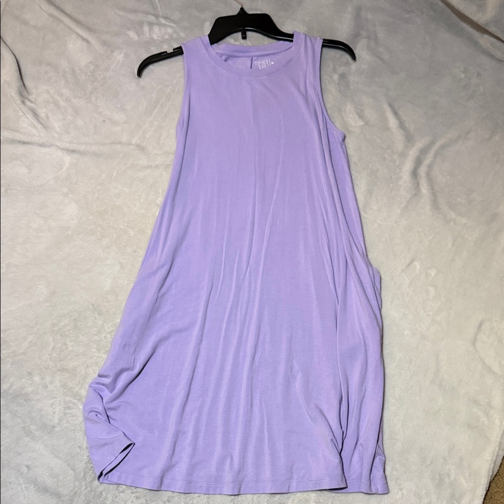 Time and Tru Lavender Sleeveless Dress